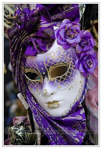 Full Face Purple With Gold Accents Mask Purple Love All Things Purple