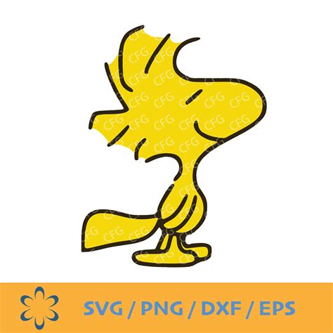 Woodstock Svg Png Dxf Snoopyy Svg Peanut Svg Snoopyy Clipart