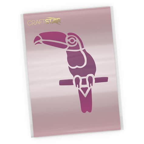 Toucan Stencil - DIY Craft Template | CraftStar