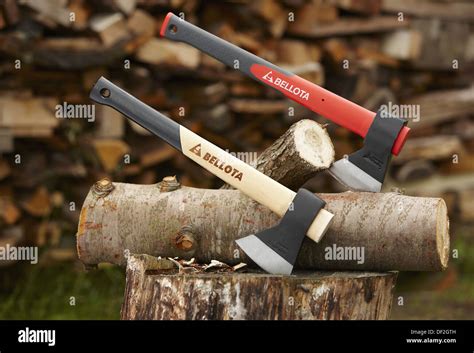 Hand Axes To Cut Wood Hand Tool Farming Guipuzcoa Basque Country