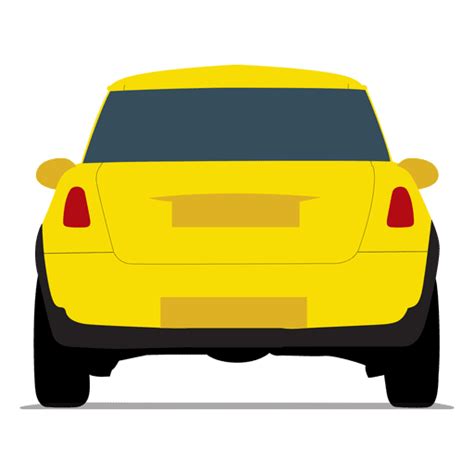 Dise O Png Y Svg De Vista Trasera Del Coche De La Ciudad Para Camisetas