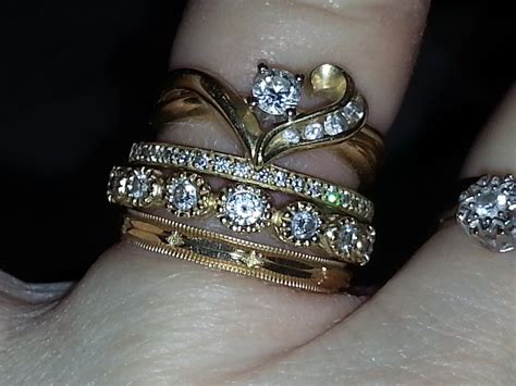 Show me your unique diamond wedding bands and stacks!!