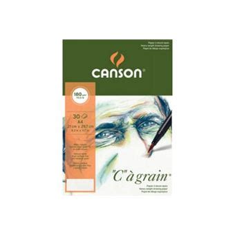 Canson Canson Bloc Papier Dessin C Grain A G M Noir