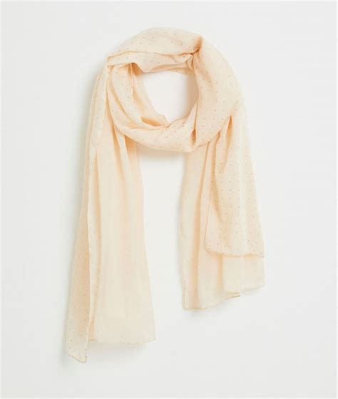 Foulard Femme Rose P Le Pois Rose Pale Grain De Malice