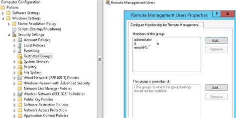 Comunicación remota de PowerShell a través de WinRM para usuarios que