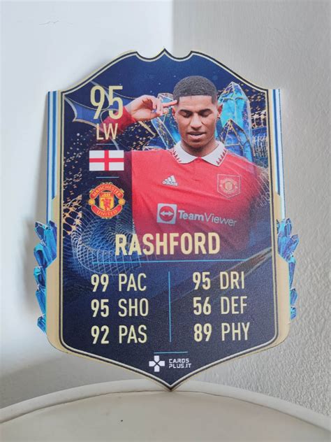 Fifa Ultimate Team Marcus Rashford Tots Card Gigante Cardsplus It