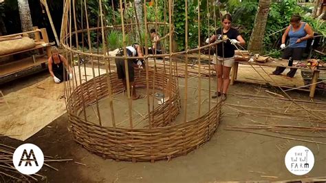 Bamboo U Weaving A Giant Bamboo Basket Youtube