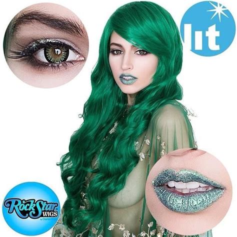 ☮ Colorful Hair Makeup ☯★☮ Hair Color Rainbow Hair Hair Makeup