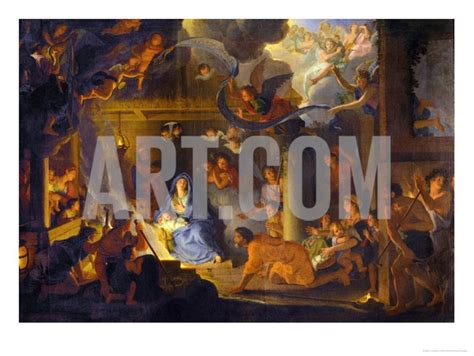 The Adoration Of The Shepherds 1689 Giclee Print Charles Le Brun