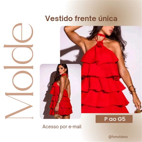 Molde Vestido Frente Nica Franciele Souza Hotmart