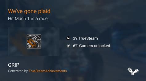 Weve Gone Plaid Achievement In Grip