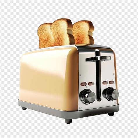 Premium Psd Toaster Isolated On Transparent Background