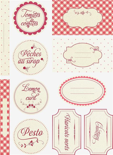 Free Printable Vintage Jam Jar Labels - Free Printable Jam Labels ...