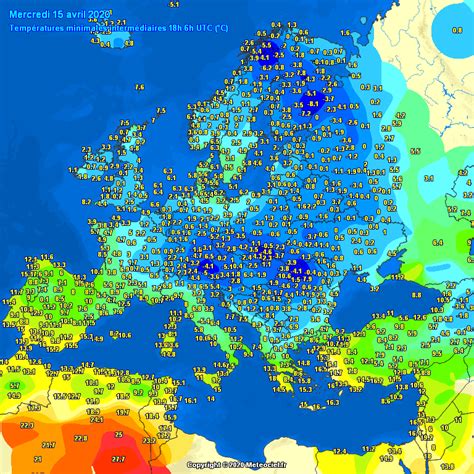 Very cold mid-April morning across parts of Europe, with destructive frost in some areas, Apr ...