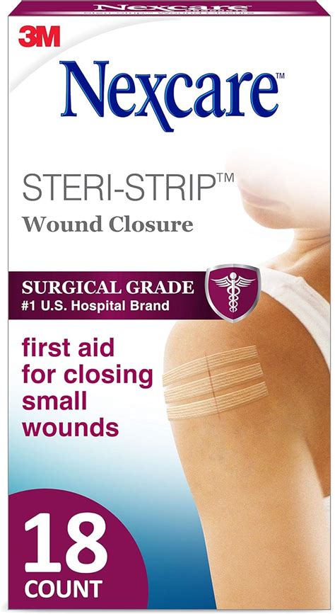 Amazon 海外直送品Nexcare Steri Strip Skin Closure Strips 0 5 X 4 18