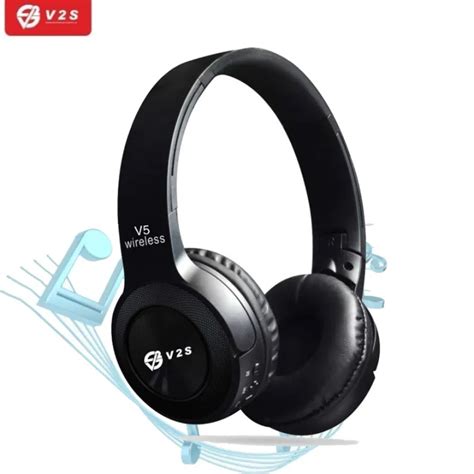 V S V Wireless Bluetooth Headphones Usb Disk Tf Card Mp Player Fm