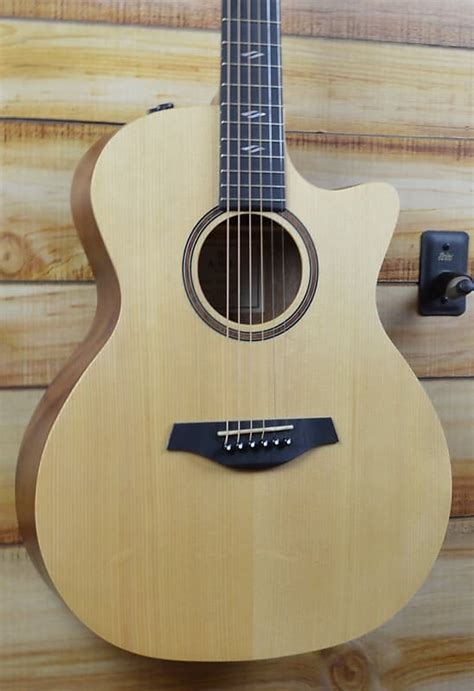 New AMI GMCE 1 Acoustic Electric Guitar Natural Solid Spruce Reverb