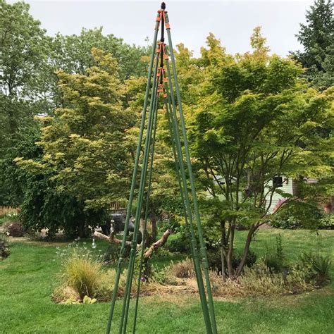 GardenSkill Pea And Runner Bean Wigwam Teepee Garden Support Frame