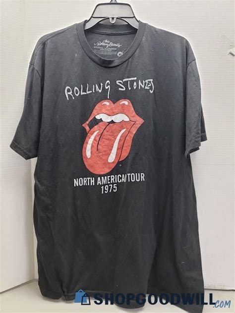 Men S The Rolling Stones North American Tour 75 Sz Xl T Shirt