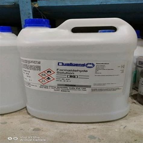 Formaldehyde Solution 37 41 W V For Surface Disinfectant Liquid