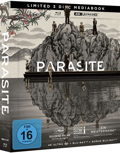 Parasite ชนชนปรสต 4K UHD Blu ray Limited 3 Disc Mediabook