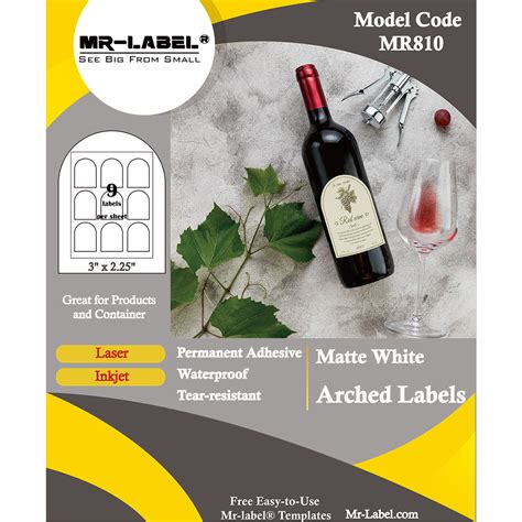 Blank Wine Labels