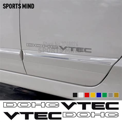 Replacement Side Decals Stickers Civic Sohc Vtec Crx Eg Ek Sir Vti