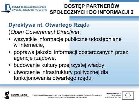 Ppt Najlepsze Praktyki W Zakresie Konsultacji Spo Ecznych Stany