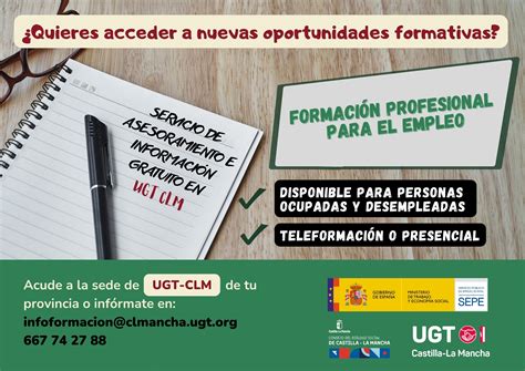 Ugt Clm Asesora A Las Personas Trabajadoras Y Desempleadas En La Oferta