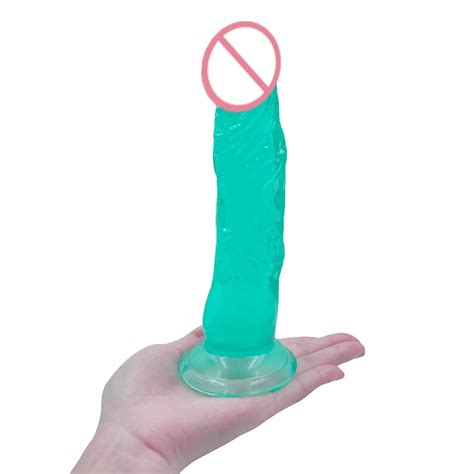 CPWD 20 4CM Erotic Soft Jelly Dildo Realistic Bullet Vibrator Anal