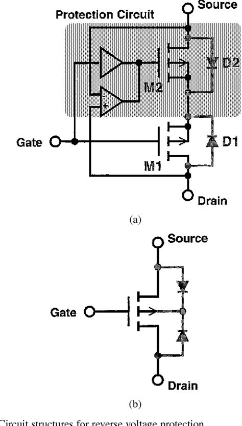 Pdf A Reverse Voltage Protection Circuit For Mosfet Power Switches