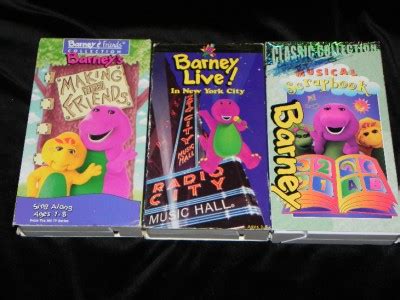 Large Barney VHS Lot