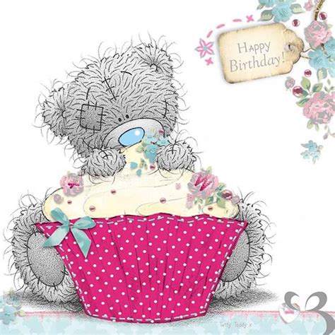 Tatty Teddy With Big Cake Birthday Me To You Bear Card A01gs011 Me