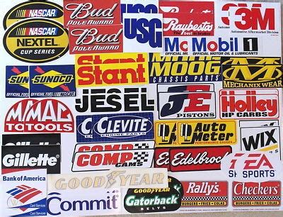 2006 NASCAR NEXTEL RACING DECALS STICKERS RACE CAR PCKG | #247389753