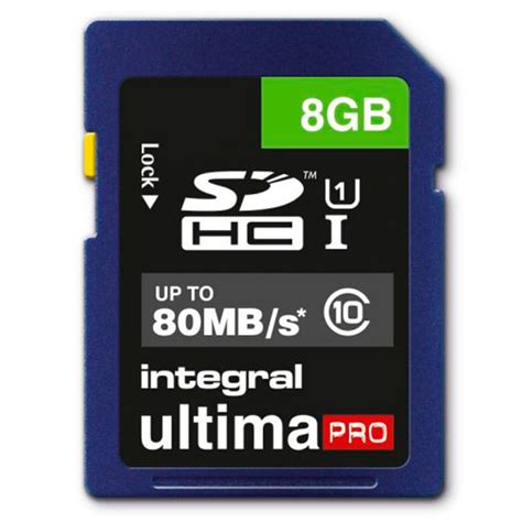 Integral Gb Ultimapro Sdhc Memory Card Mb Sec