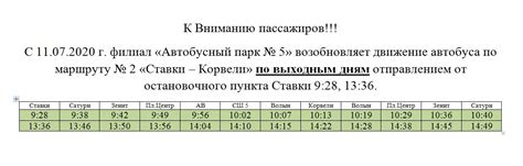 Изменения расписания городских автобусов | Статьи и новости сайта ...