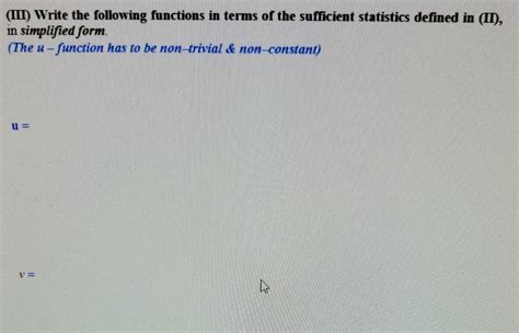 Solved Suppose That X X Xn Form A Random Chegg