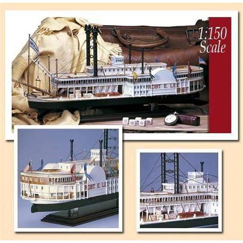 Robert E Lee Mississippi Riverboat Amati Wooden Model Ship Kit Free