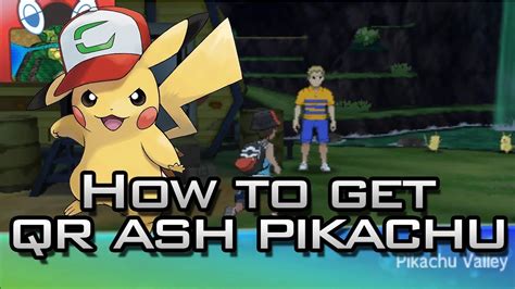 Pokemon Ultra Sun And Ultra Moon Tips How To Ash S Qr Code Pikachu Youtube