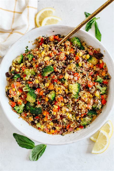 Summer Quinoa Salad Eat Yourself Skinny