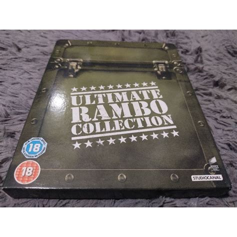 Blu Ray Box Ultimate Rambo Collection Importado Shopee Brasil