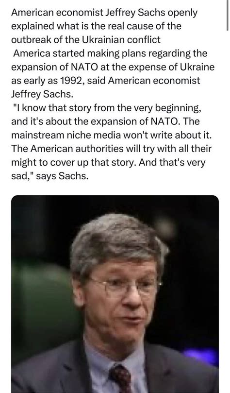 Mark Jameson On Twitter RT LucyGatsby US Economist Jeffrey Sachs