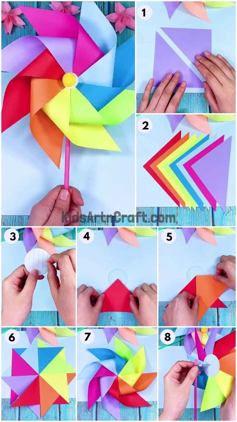 How To Make A Paper Windmill