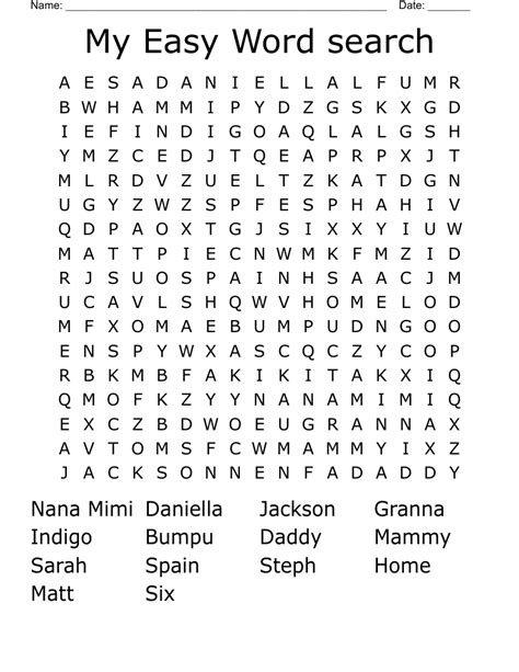 My Easy Word Search WordMint