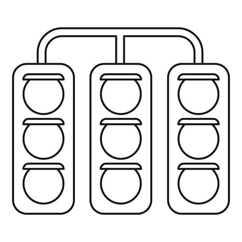 Easy Printable Traffic Light Coloring Page Free Printable Coloring The Best Porn Website