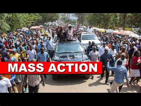 Live Raila Odinga Mega Rally In Narok After Launching Mass Action