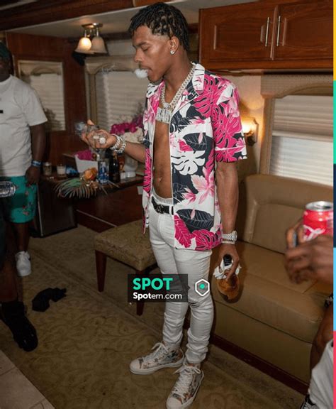 Amiri White Skinny Jeans De Lil Baby En La Cuenta De Instagram Lilbaby