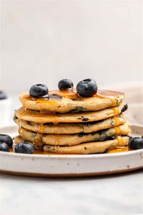 Vegan Blueberry Pancakes Gluten Free From My Bowl