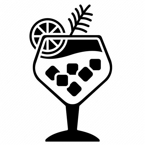 Beverage Cocktail Cold Gin Tonic Icon Download On Iconfinder