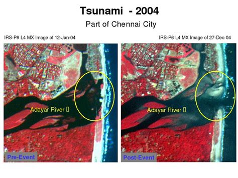 Isles: Satellite pictures of Tsunami 2004 from India's satellites